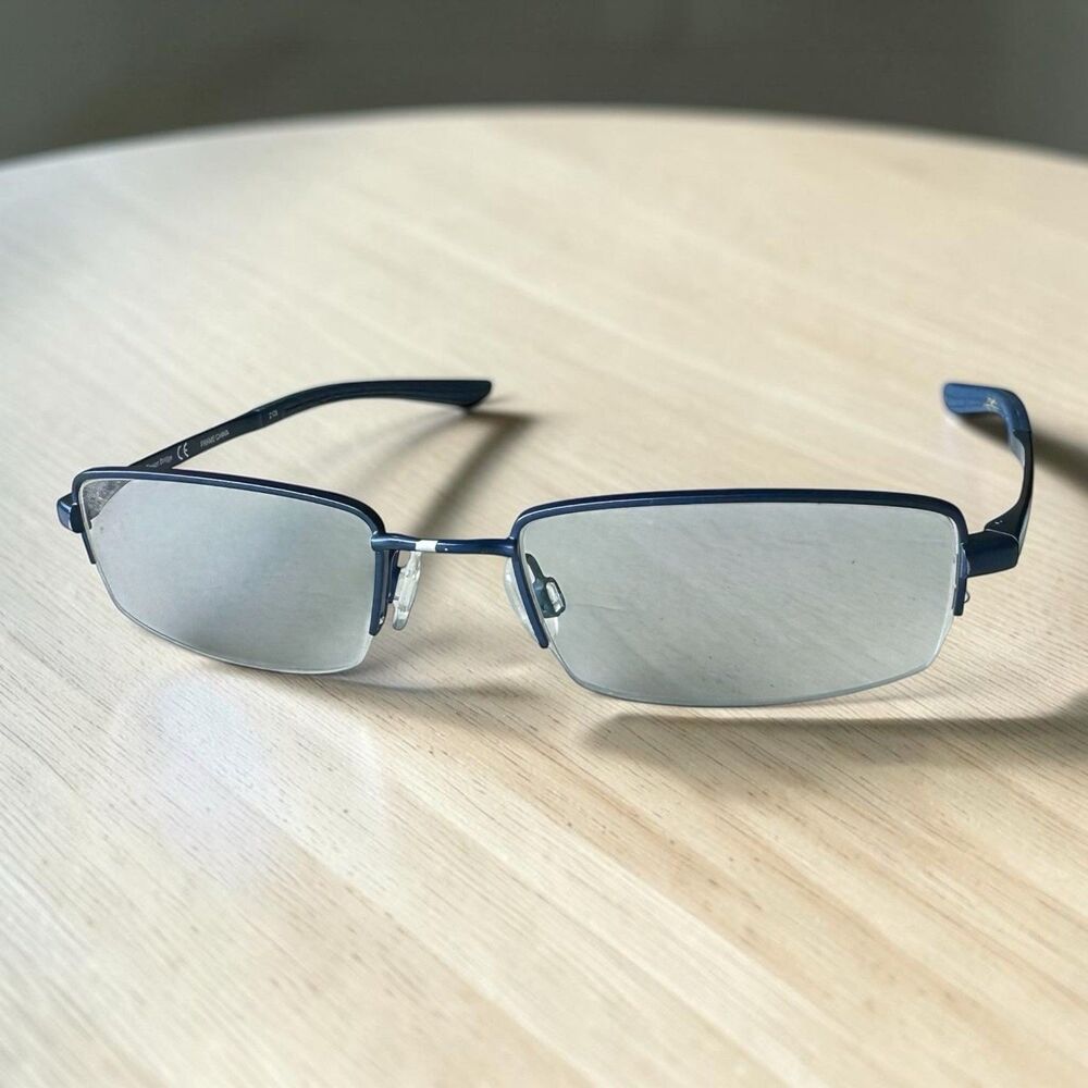 Nike w/ Flexon Bridge 4292 401 Eyeglasses 51-19-140 Satin Navy Bue FRAMES ONLY